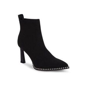 BCBGENERATION Beya Studded Point-Toe Booties fabric upper size 9